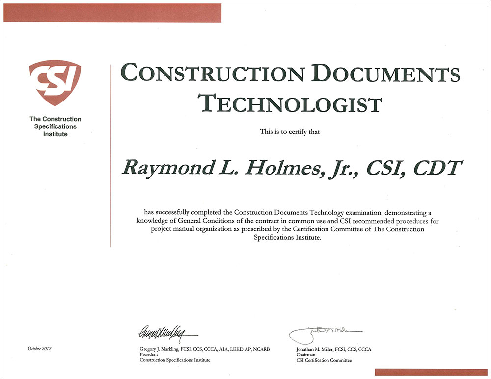 CDT certification